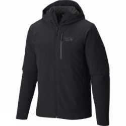 Mountain Hardwear Men's Super Conductor Hooded Jacket Black / Titanium